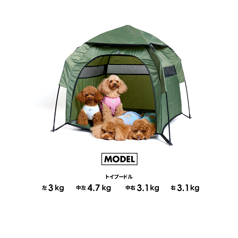 LIFELIKE（ライフライク） LIFELIKEプチヴィラテント ドッグテント