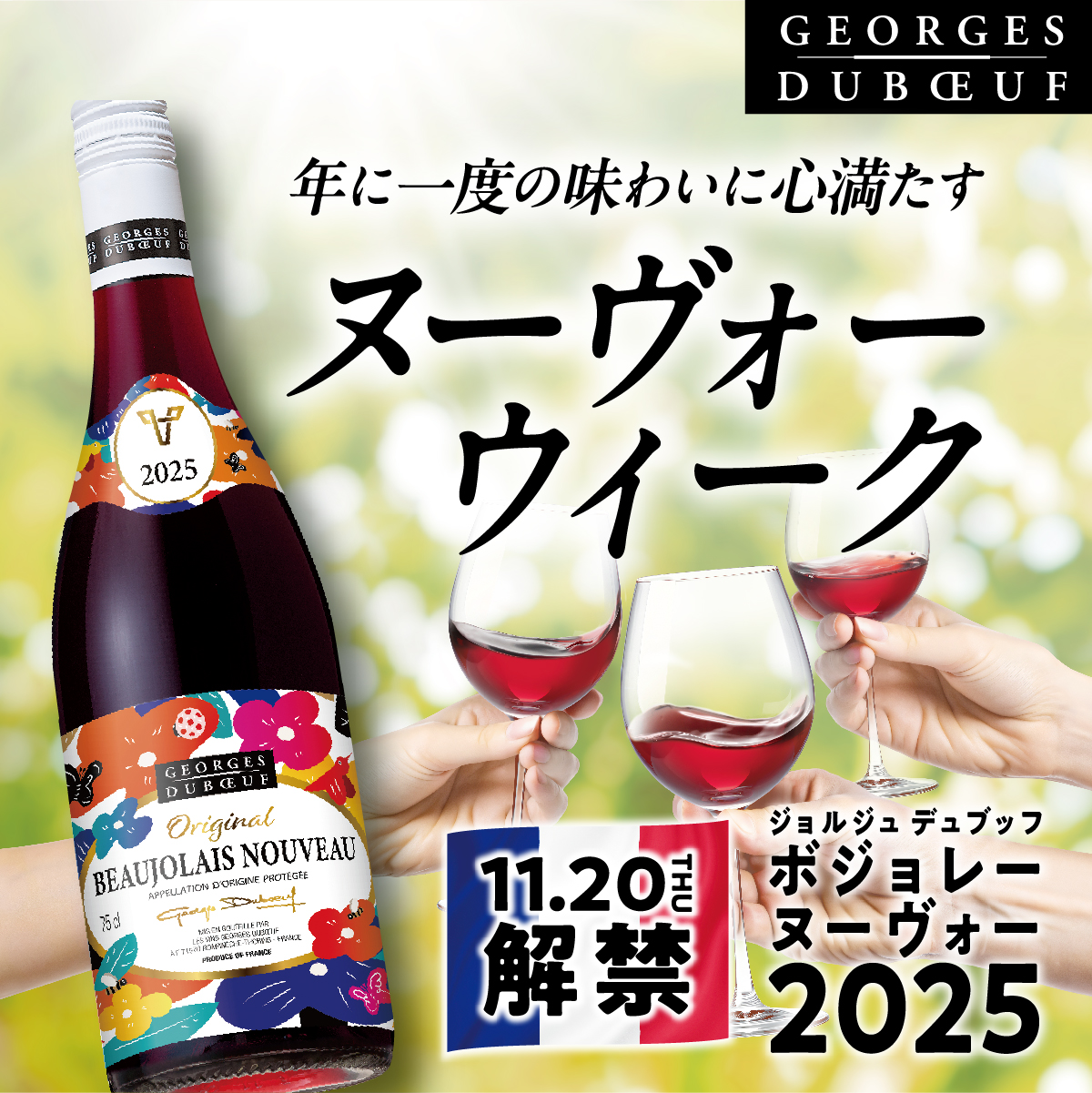 SUNTORY（サントリー） 9 ジョルジュ デュブッフ ボジョレー ロゼ