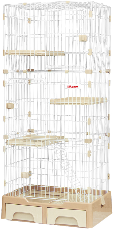 CAT TOWER STADIUM（キャットタワースタジアム） キャットケージ 3段