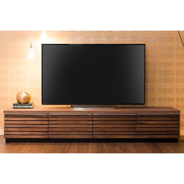 MKマエダ家具 テレビ台 ローボード 天然木 ルーバーデザイン JIG-NUOVO