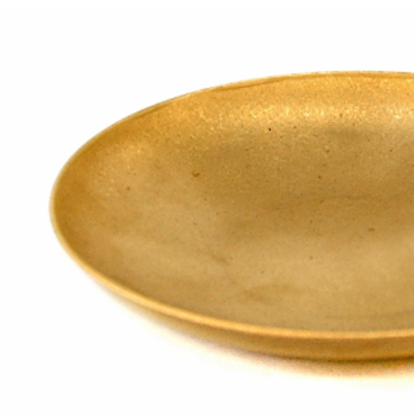 プレート 10cm S ロクサン 63 ゴールドメッキ 金メッキ ステンレス