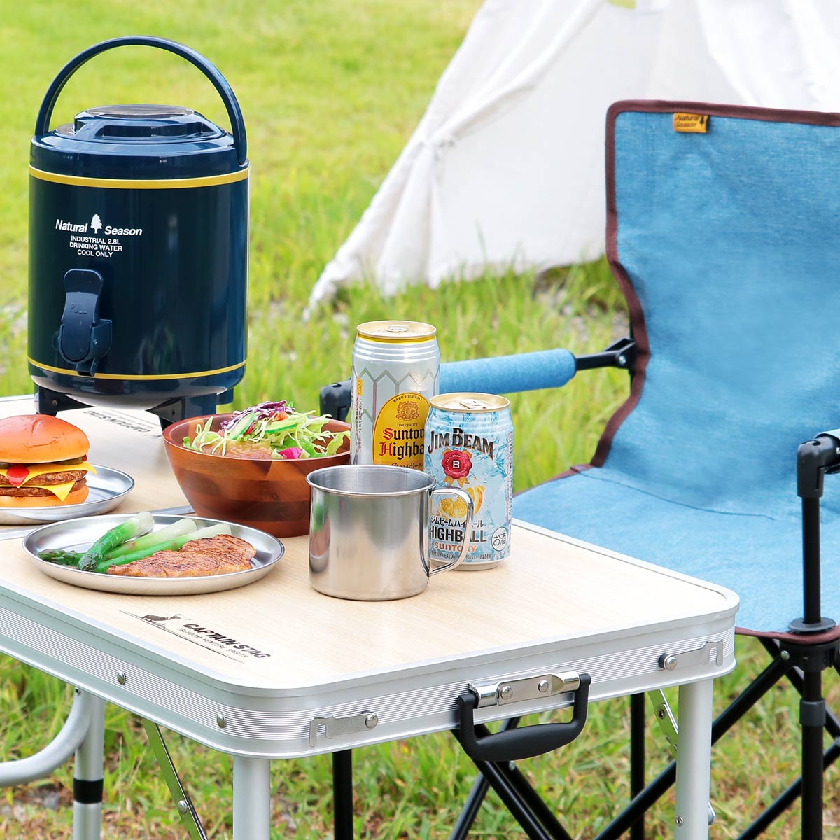 CAPTAIN STAG（キャプテンスタッグ） アウトドアテーブル 折りたたみ