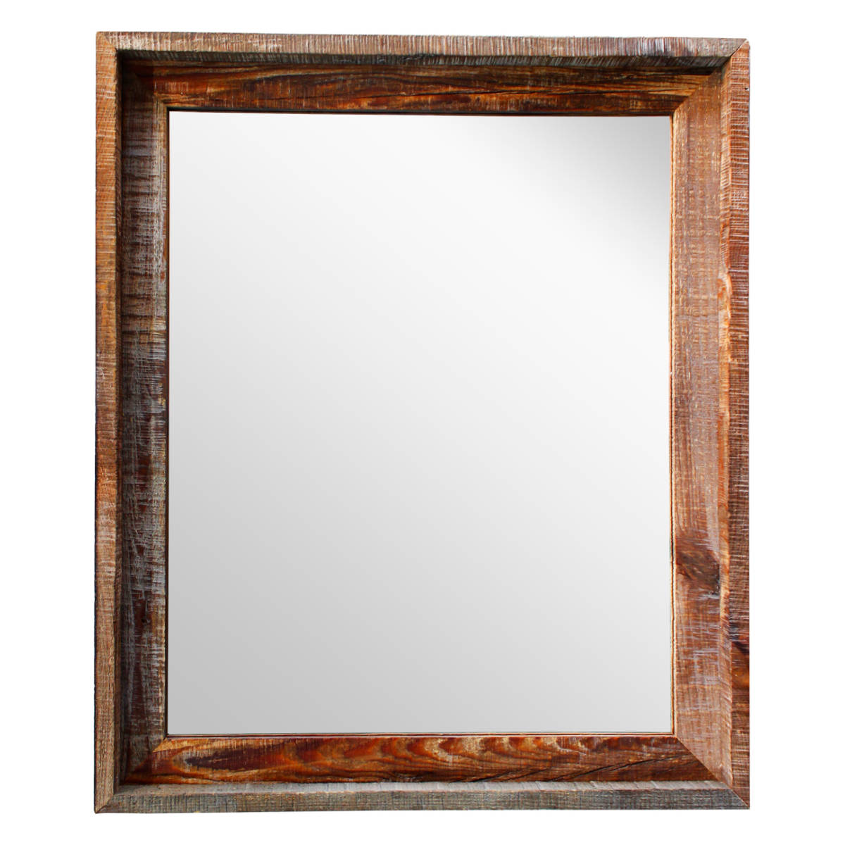 カントリー調 オーク材フレーム ウォールミラー ストア カナディアン