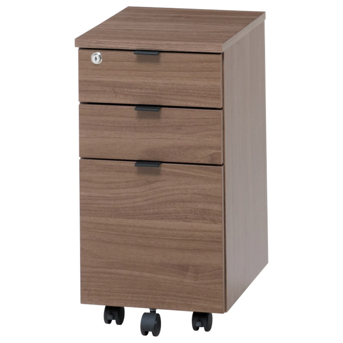 弘益 デスクワゴン 3段 キャスター付 インワゴン （ サイドワゴン A4