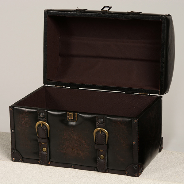 HAGiHARA（萩原） トランク アンティーク調 収納ボックス チェスター