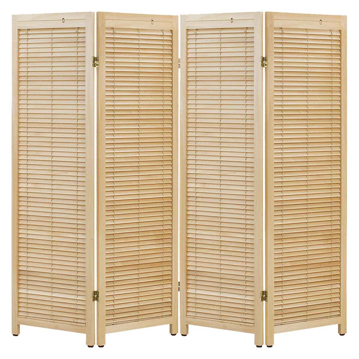 HAGiHARA（萩原） 衝立 スクリーン 4連 ルーバータイプ （ 間仕切り