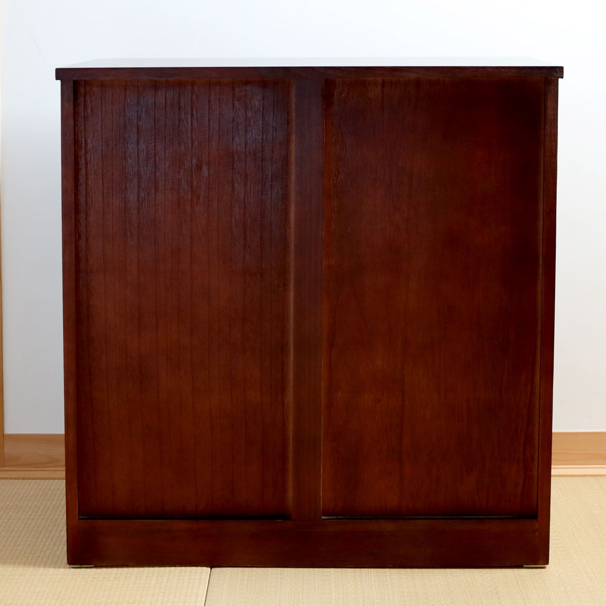 クロシオ 水屋 民芸調 桐製 和風キャビネット 幅57cm （ 水屋箪笥 和風