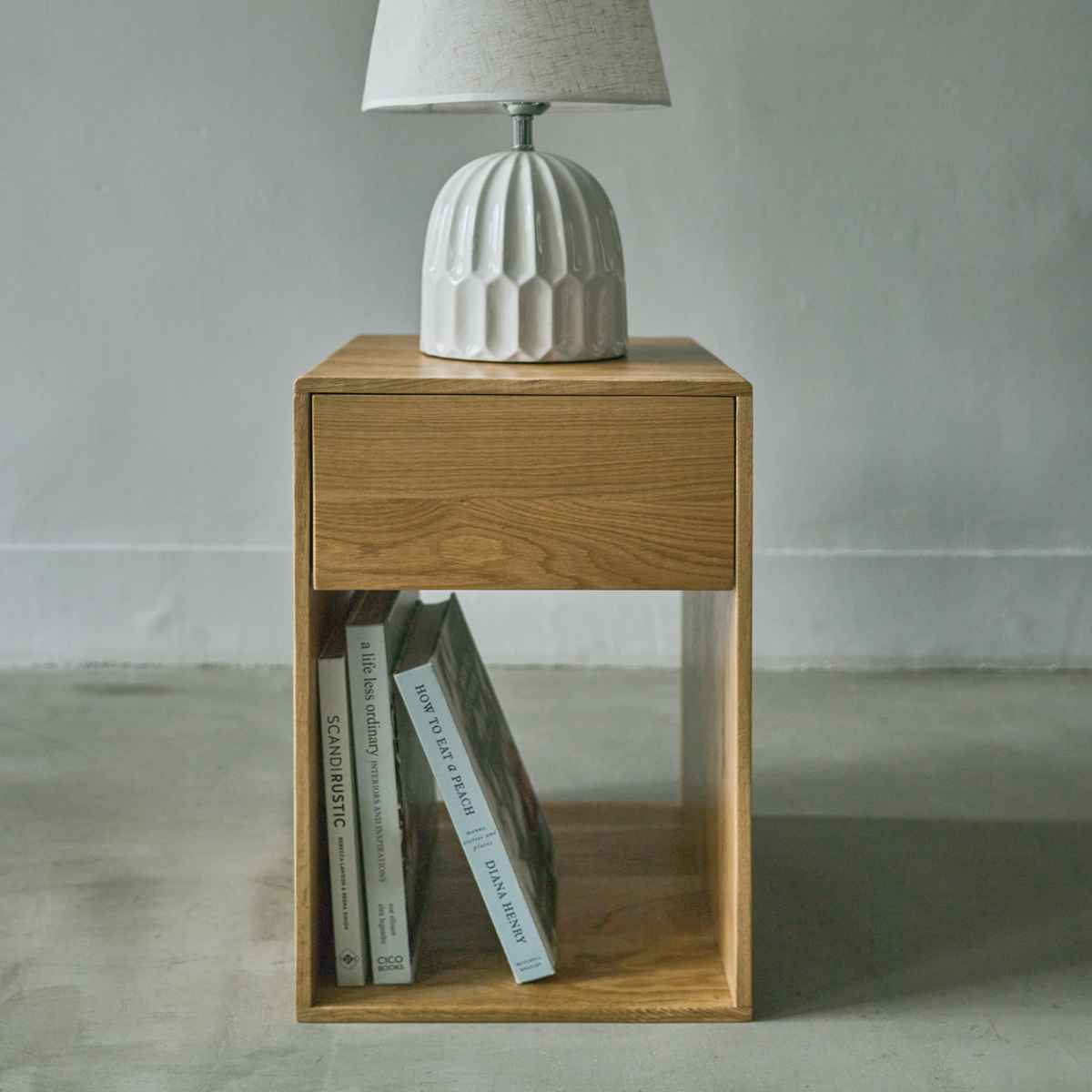 東谷 サイドチェスト 高さ50cm 天然木 完成品 （ サイドテーブル 北欧