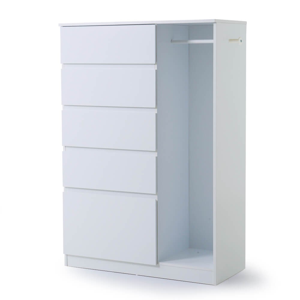 LOWYA（ロウヤ） タンス 収納 おしゃれ ハンガーラック 木製 チェスト