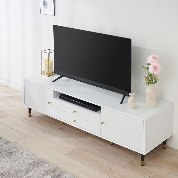 LOWYA（ロウヤ） テレビ台 140cm テレビボード 収納棚 リビング 収納