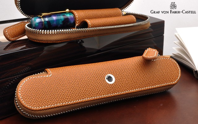 ファーバーカステル ペンケース 筆箱 グレインレザー ペンケース 1本用