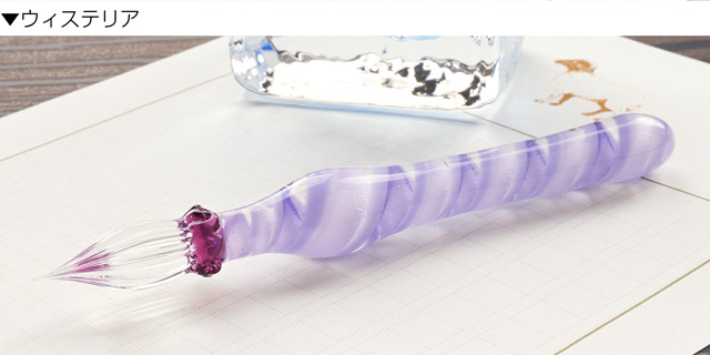 ガラスペン コケシ リボンケーン Lollipop Short Kokeshi あすつく