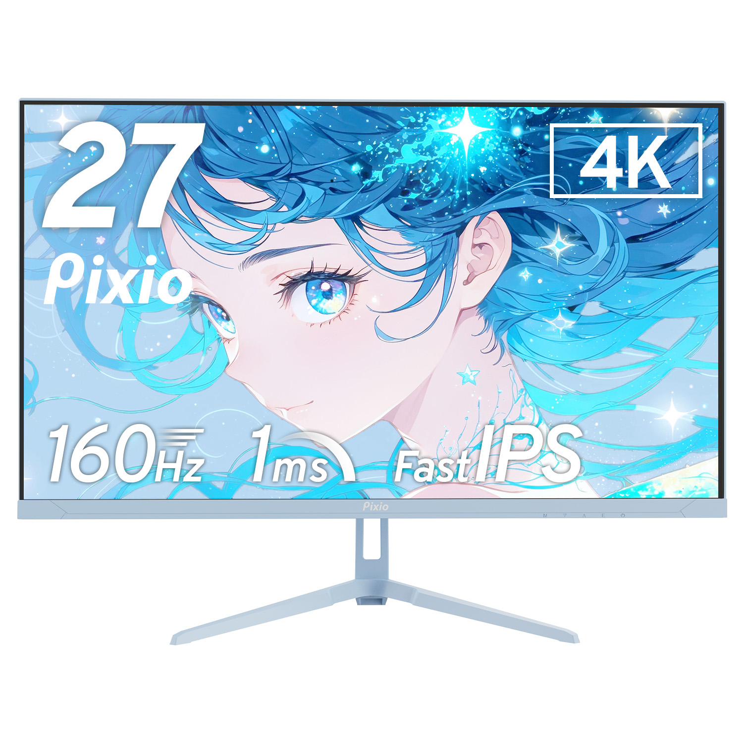 Pixio ピクシオ ゲーミングモニター 4K PX27UWAVE 白 ホワイト 27