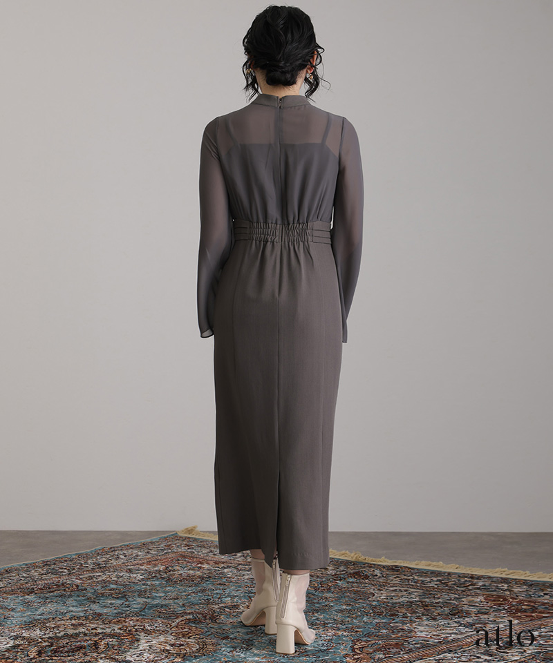 atlo（アトロ） オケージョンドレス 結婚式 ドレス ジレ付き