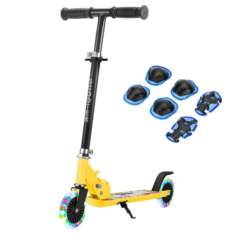 キックボード、スクーター（色：イエロー系）｜ストリート系スポーツ