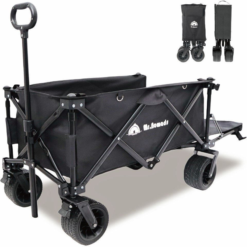 Mr.Nomads キャリーワゴン キャリーカート 4輪 折り畳み 長物収容可能