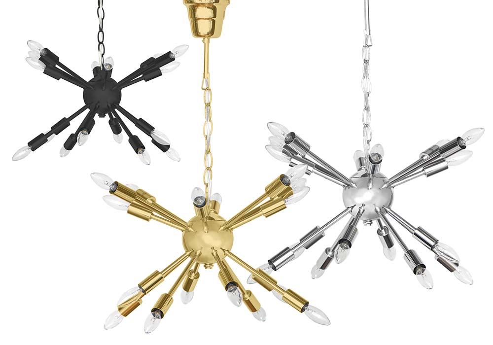 スプートニク ランプ Sputnik Lamp 18灯 (電球別売り) : RINKY DINK