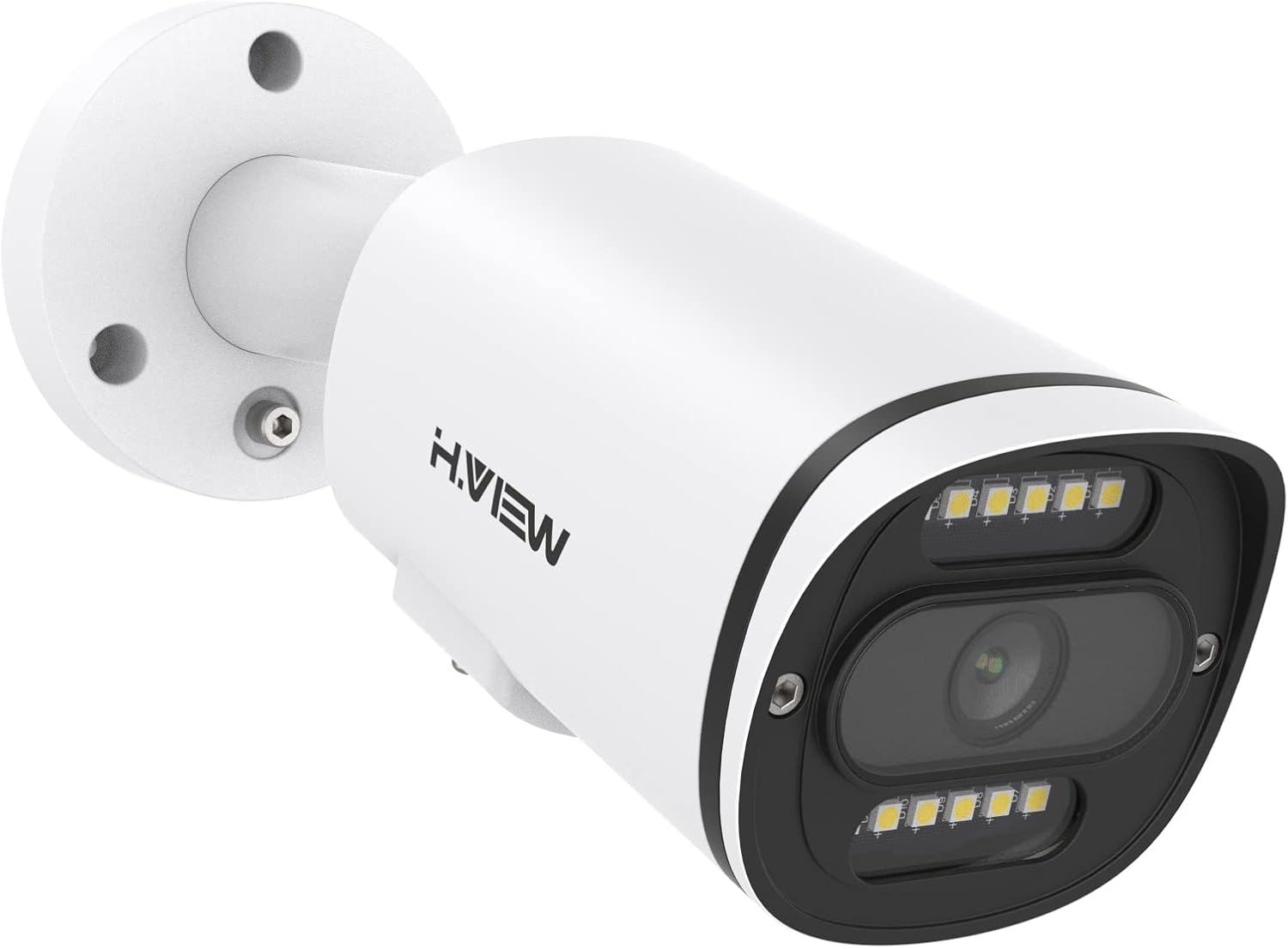 H.VIEW 【4K・フルカラー撮影・双方向音声】H.VIEW 防犯カメラ 屋内外