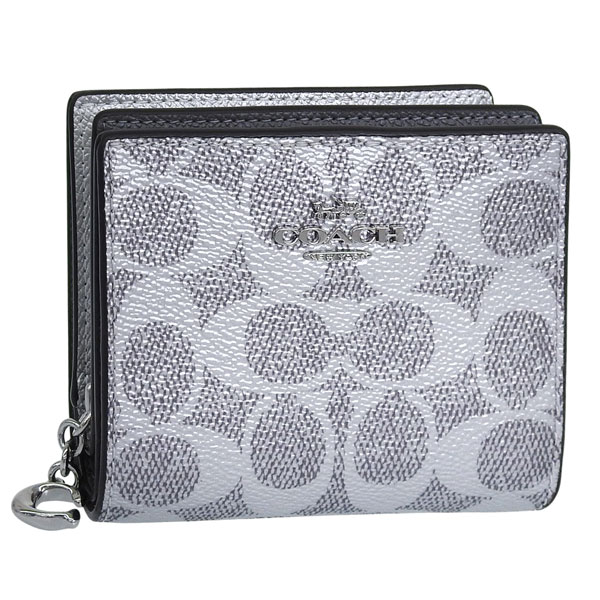 COACH（コーチ） 財布 レディース 2つ折り 折財布 アウトレット PVC