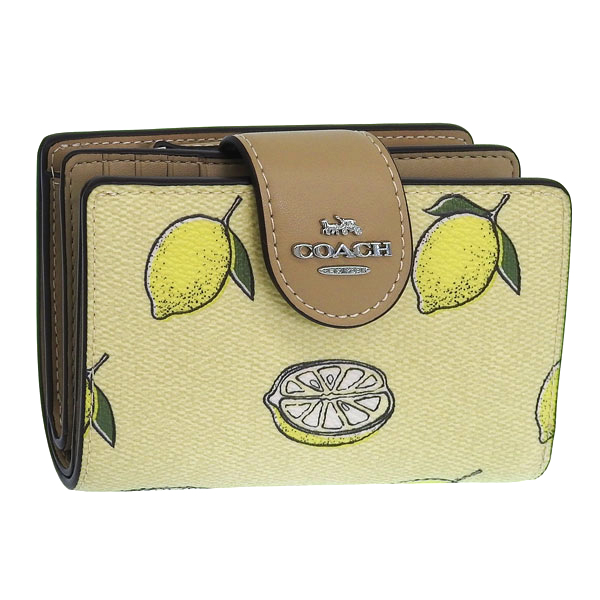 COACH（コーチ） 財布 レディース 2つ折り 折財布 コンパクト