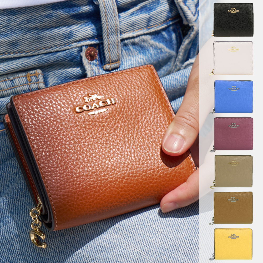 COACH（コーチ） 財布 レディース 2つ折り 折財布 コンパクト