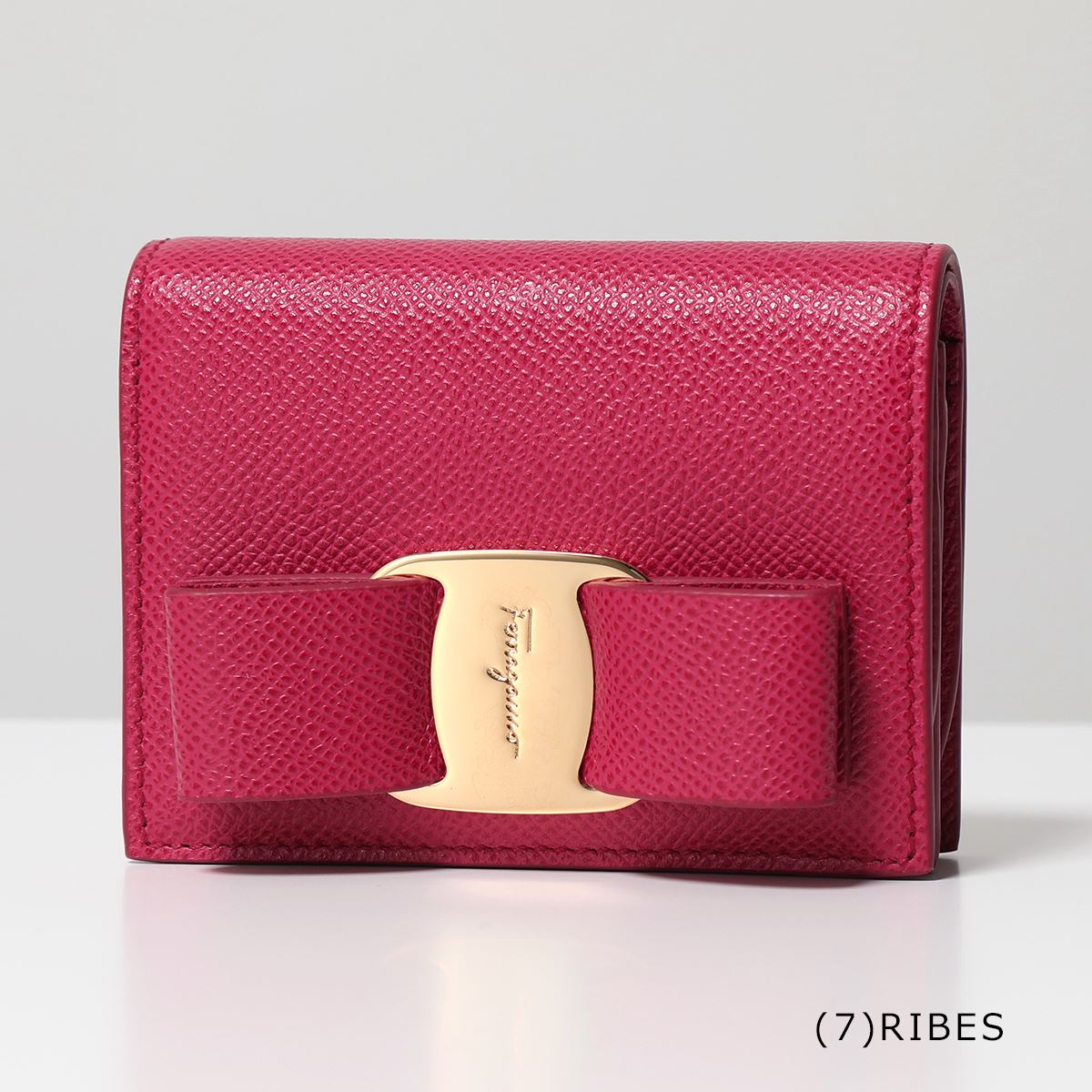 FERRAGAMO（フェラガモ） 二つ折り財布 VARA BOW 22 D515 レディース