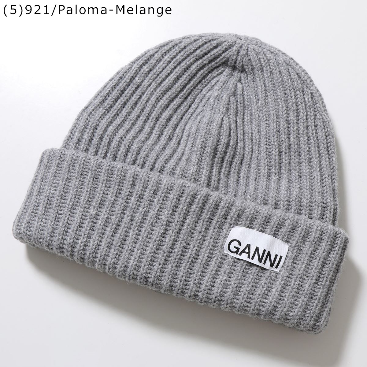 GANNI（ガニー） ニット帽 Structured Rib Beanie A4429 A6051 A6207
