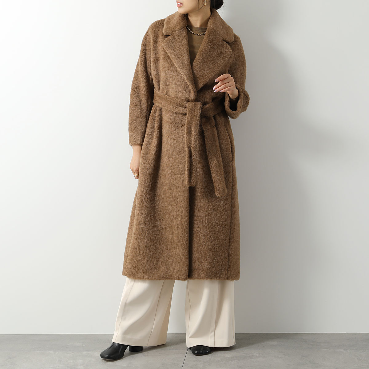 MaxMara studioグレー チェスターコート 38 マックスマーラ