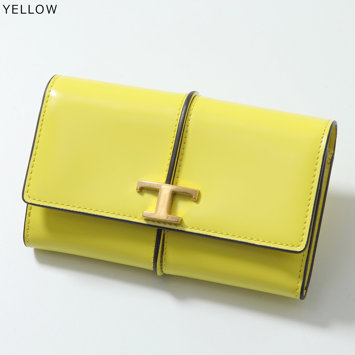 TOD'S（トッズ） TODS 三つ折り財布 T TIMELESS Tタイムレス