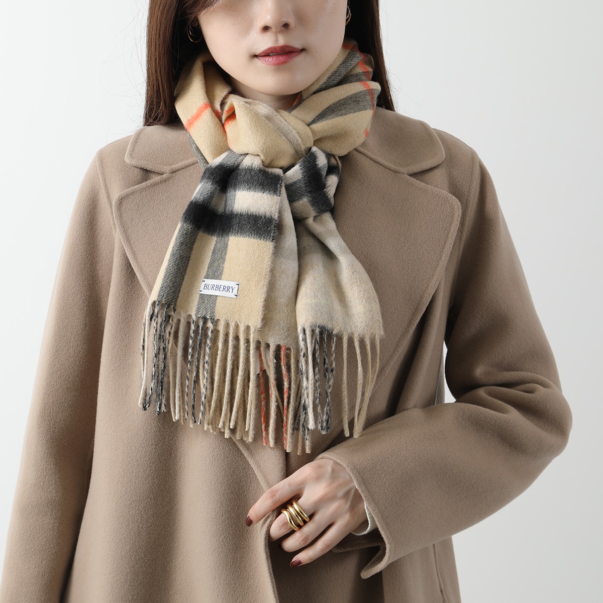 卸売 BURBERRY バーバリー カシミヤマフラー BURBERRY】カシミヤ