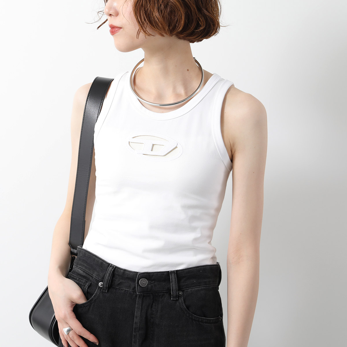 DIESEL（ディーゼル） タンクトップ T-LYNYS-OD A15703 0AFAA