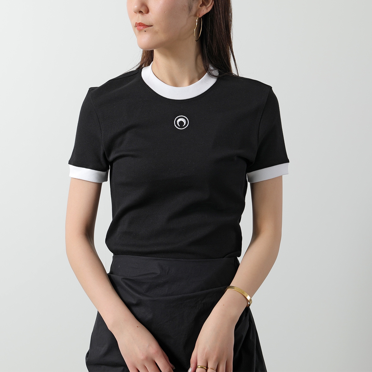 MARINE SERRE（マリーンセル） マリーン セル Tシャツ Moon Logo