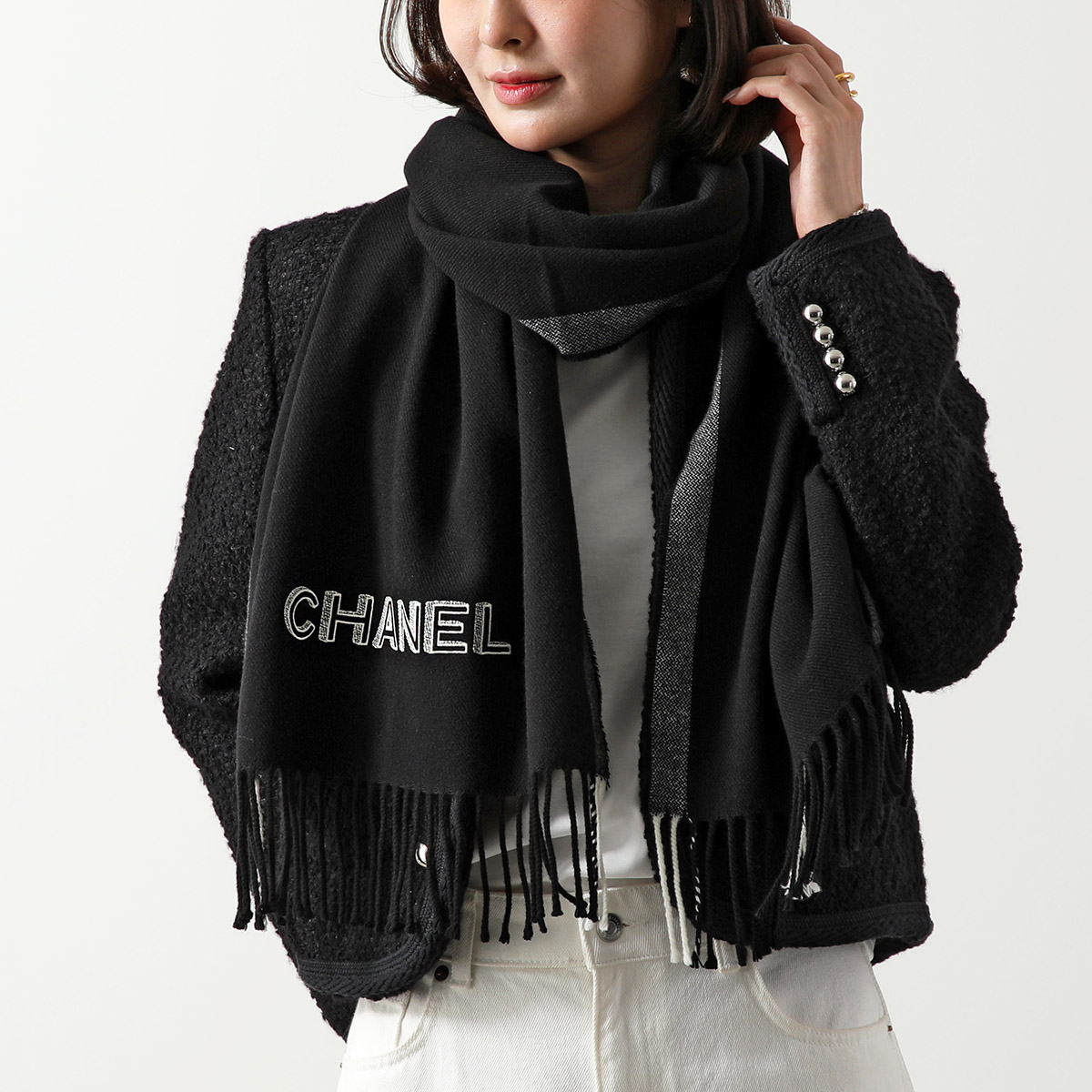 CHANELシャネル︎ノベルティマフラー︎