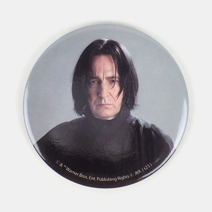ハリーポッター オーバル缶バッジ スネイプ先生 ハリーポッター