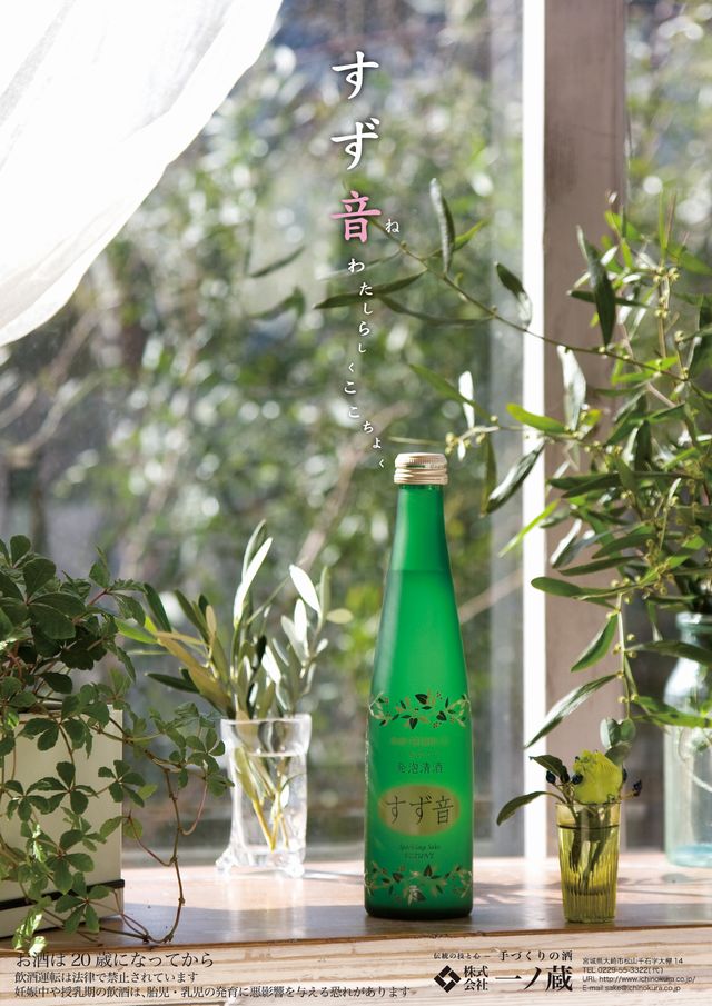 すず音 送料無料 蔵元直送 一ノ蔵 発泡清酒 すずね 300ml 1ケース (12