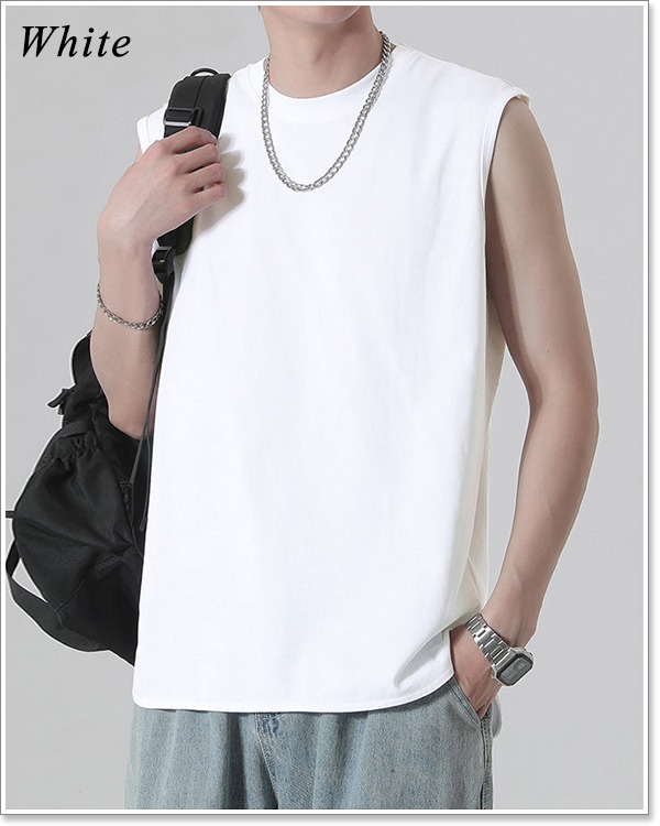 sweet bell Tシャツ メンズ ノースリーブ タンクトップ カットソー 春