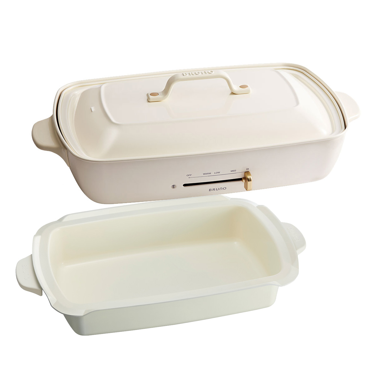 BRUNO（ブルーノ） ホットプレート グランデ 深鍋 セット BOE026
