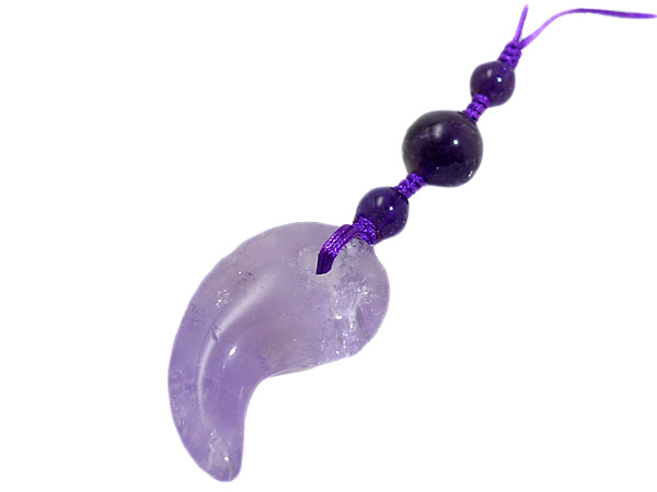 大きい」 勾玉 ストラップ パワーストーンストラップ 天然石