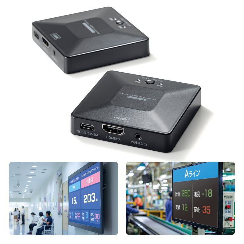 SANWA SUPPLY（サンワサプライ） ワイヤレス HDMI エクステンダー 無線