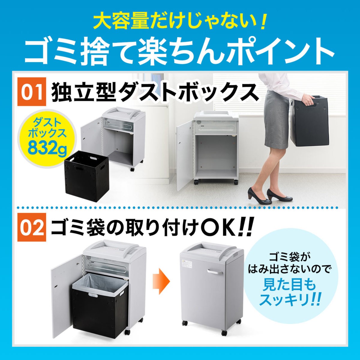 SANWA SUPPLY（サンワサプライ） シュレッダー 業務用 シュレッター