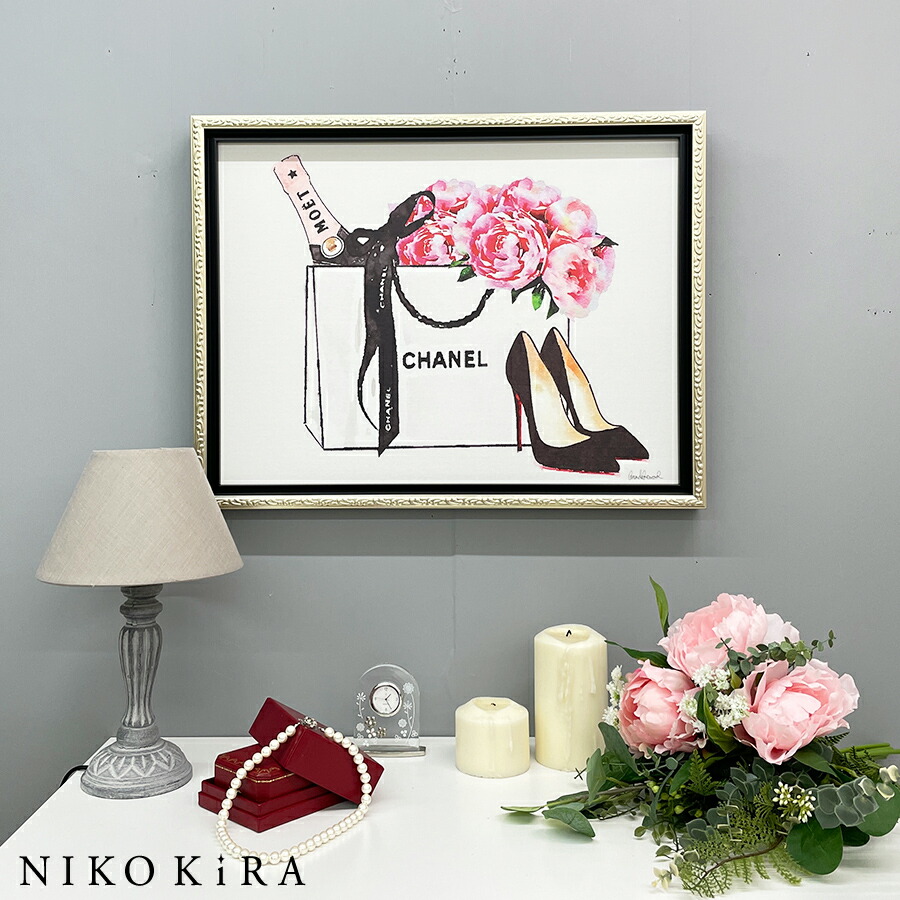 額装品/シャネル キルスティン ダンスト/ラガーフェルド/ポスター