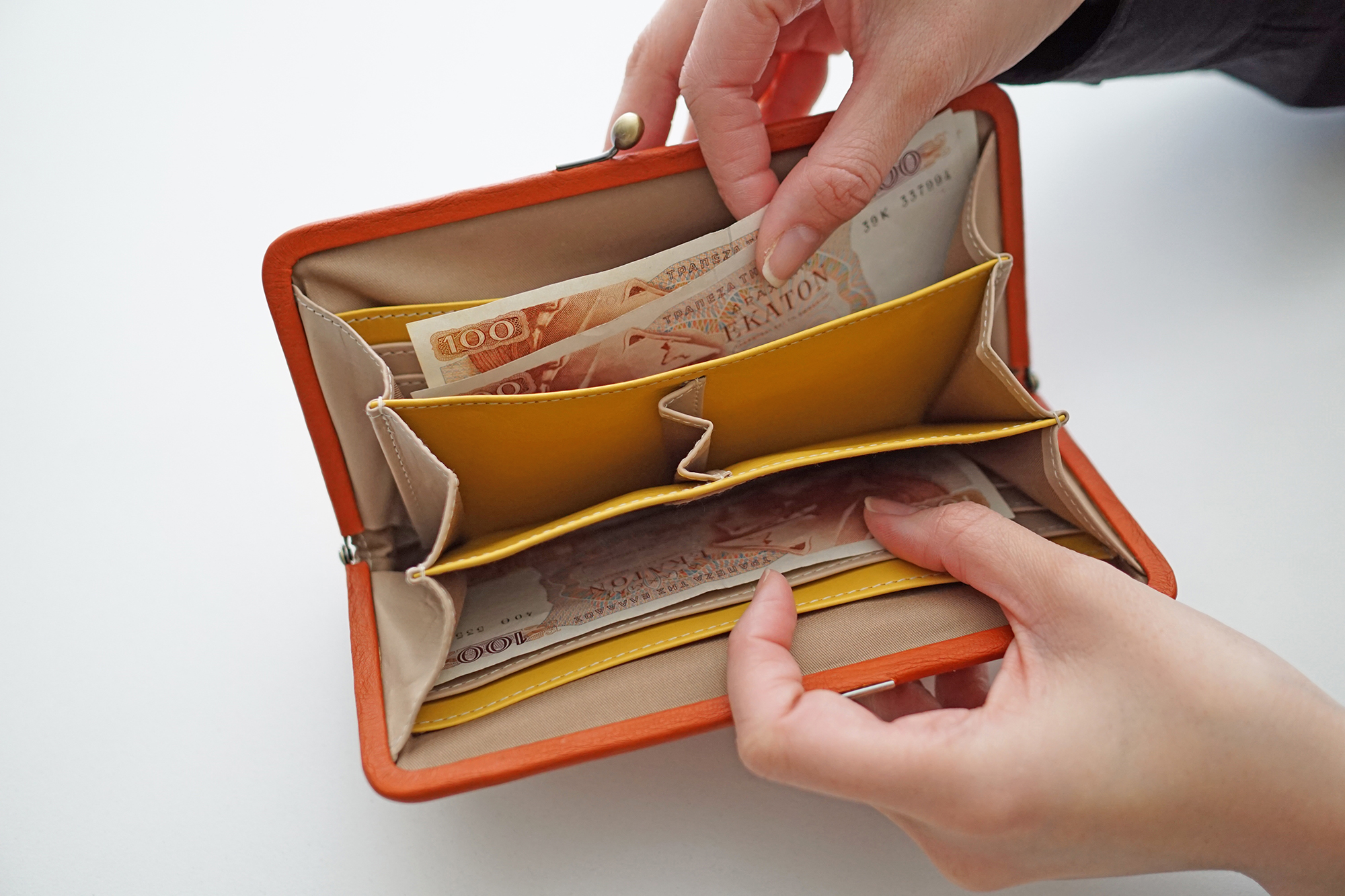 genten（ゲンテン） ×LISA LARSON ゲンテン×リサ ラーソン がま口長