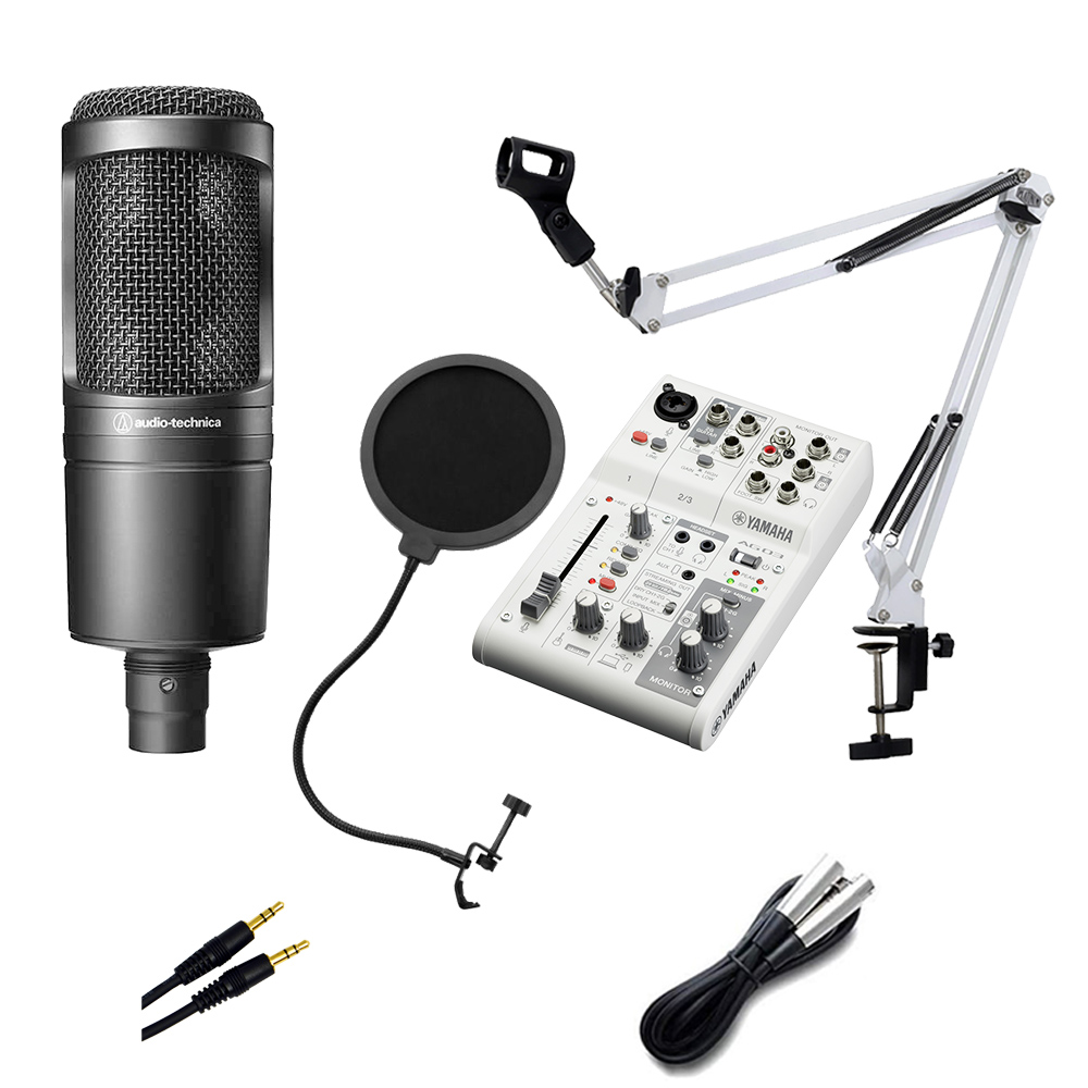 YAMAHA（ヤマハ） AG03MK2 AT2020 高音質配信セット コンデンサー