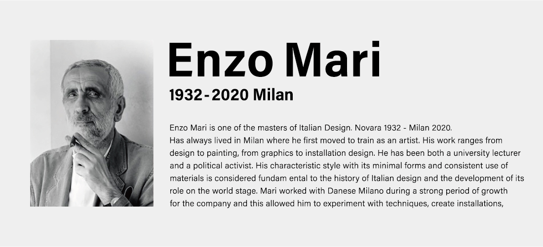 DANESE ダネーゼ TIMOR ティモール 万年カレンダー Enzo Mari エンツォ