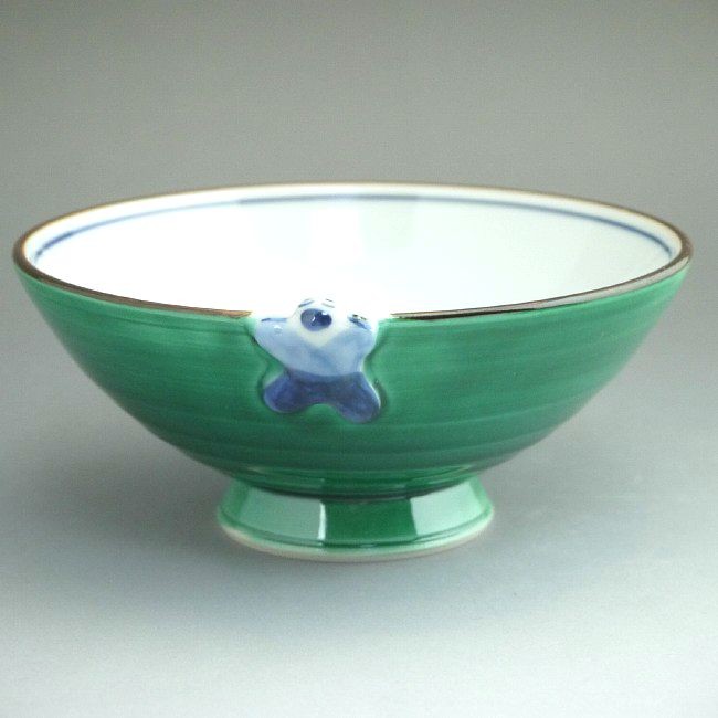 京焼 清水焼 青交趾一閑人ご飯茶碗 昇峰 大 : 松韻堂 Yahoo!店 - 通販