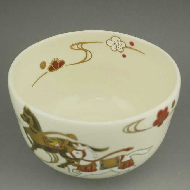 京焼 清水焼 干支午 飾り馬抹茶茶碗 善昇 : 松韻堂 Yahoo!店 - 通販