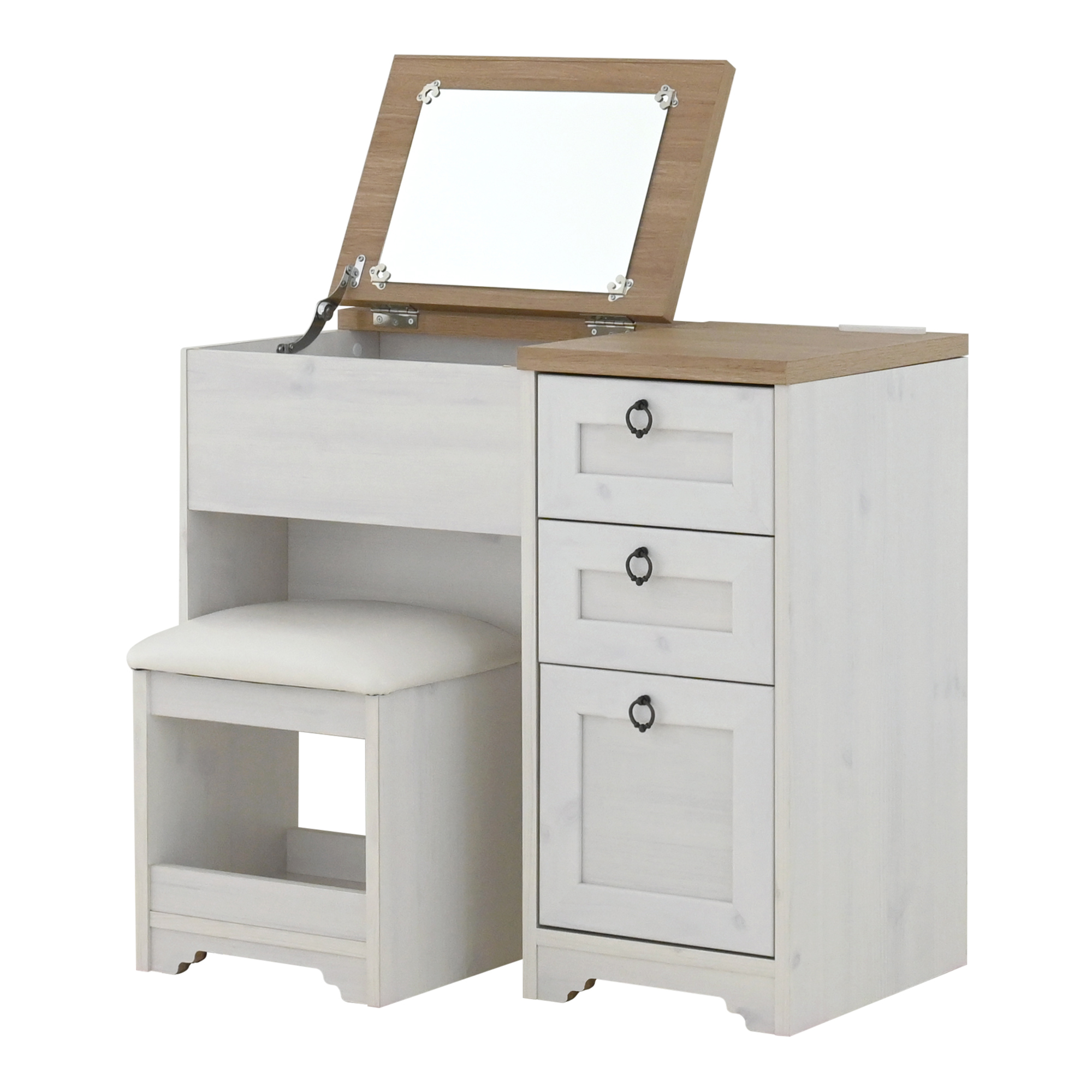 4FUL（フォーフル） 爆買 デスク ドレッサー ANRI アンリ スツール