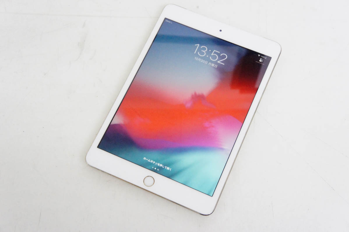 iPad 中古 Apple iPad mini 3 MGYR2J/A 16GB docomo ゴールド 7.9型