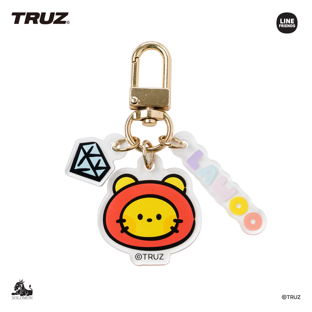 ソロモン商事 TRUZ minini アクリルキーリング ACRYLIC KEYRING