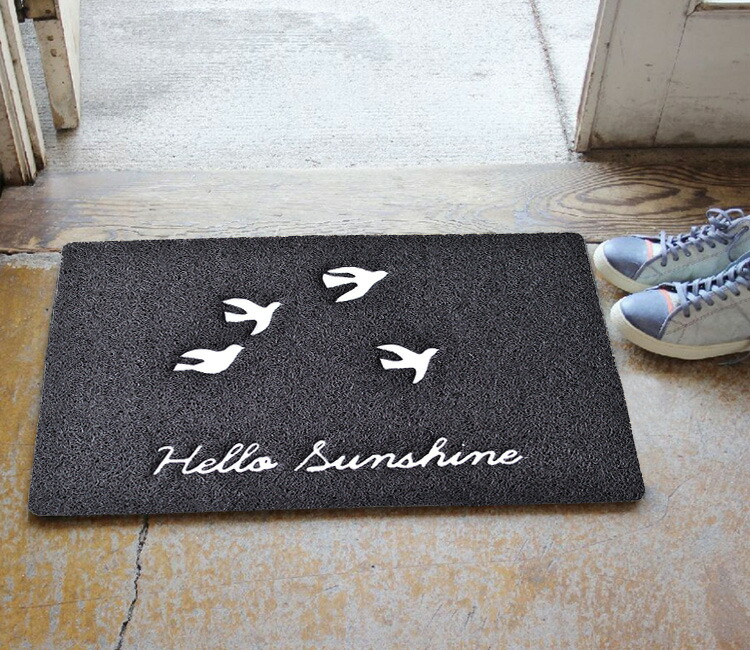 キャンプ（SWITCH） 玄関マット PVC マット 75cm×45cm （Sサイズ